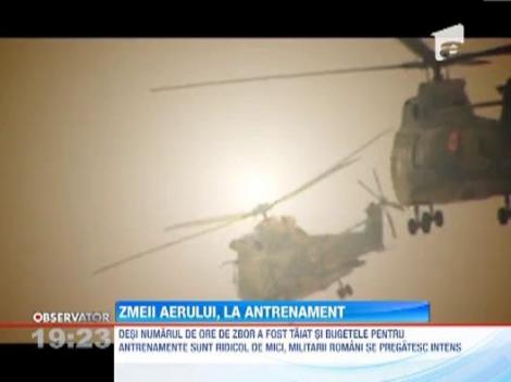 Exercitii militare la baza aeriana 95 Bacau