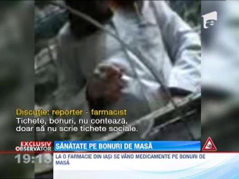 O farmacie din Iasi primeste bonuri de masa pentru medicamente