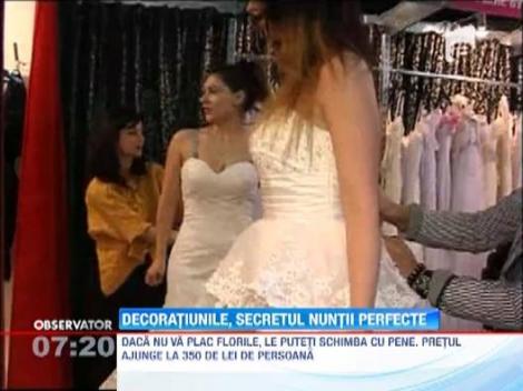 Decoratiunile, secretul unei nunti perfecte
