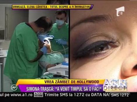 Simona Trasca si-a pus aparat dentar invizibil!