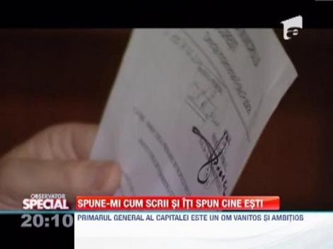 Observator special: Grafologia, stiinta care "tradeaza" totul despre noi