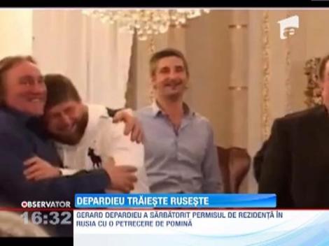 Gerard Depardieu s-a incins la dans cu liderul cecen Ramzan Kadirov