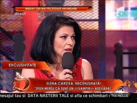 Elena Carstea: "Din cauza bolii s-a ales praful de cariera mea"