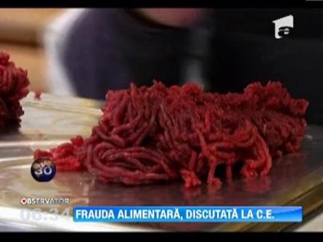 Frauda alimentara a carnii de cal va fi discutata la Consiliul European