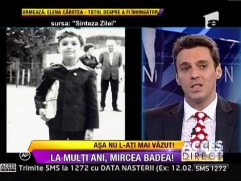 Imagini de colectie din copilaria lui Mircea Badea!