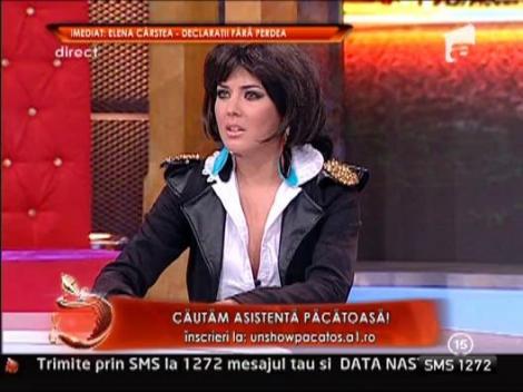 Elena Stoica, asistenta pusa pe distractie