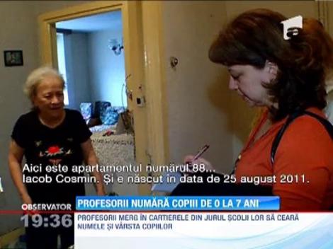 Ministerul Educatiei a inceput recensamantul copiilor pana in sapte ani