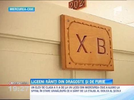 Liceeni raniti din dragoste si de furie