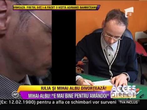 Iulia si Mihai Albu, divort dupa opt ani de mariaj