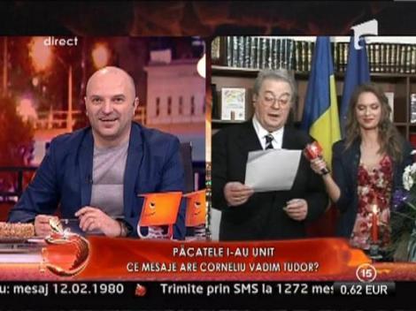 Vadim Tudor, epigrame pentru "Un show pacatos"