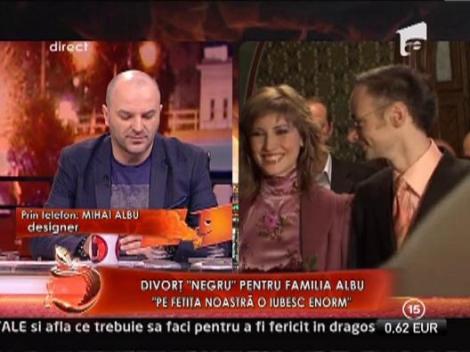 Mihai Albu, despre divortul de Iulia: "Fetita noastra va ramane la mama ei"