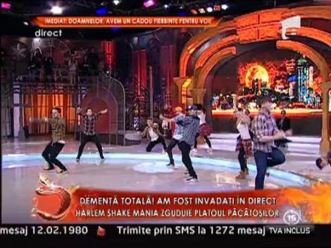 Harlem Shake mania zguduie platoul pacatosilor