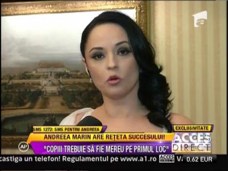 Andreea Marin: "Toti fanii mei imi cer sfaturi"