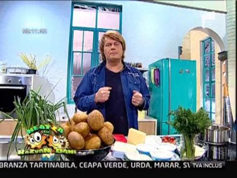 Cartofi copti, umpluti