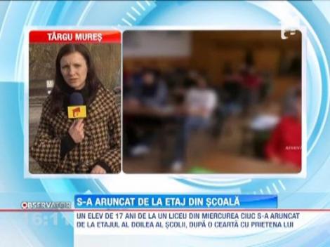 Miercurea Ciuc: Un elev s-a aruncat de la etajul doi al unui liceu