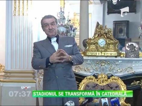 Gigi Becali vrea sa transforme Arena Nationala intr-o catedrala