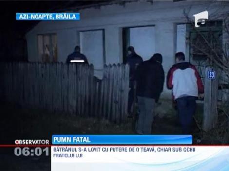 Mort din cauza unor bidoane: O lovitura puternica de pumn i-a adus moartea unui brailean