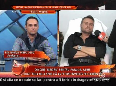 Mihai Albu: "Iulia mi-a spus ca as fi fost invidios pe cariera ei"