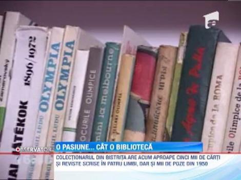 Un bistritean detine o adevarata colectie de articole sportive