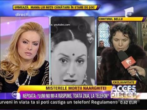 Nepoata: "Sambata Naarghita era foarte fericita!"