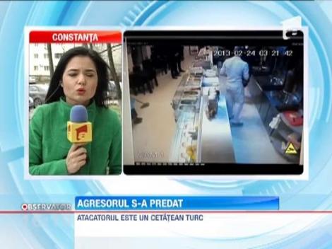 UPDATE! Barbatul care s-a luat la bataie cu angajatii unui fast-food din Constanta s-a predat