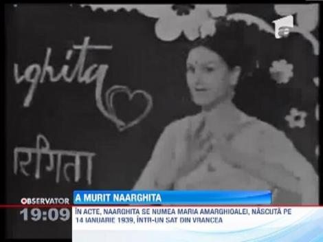 A murit celebra Naarghita! Artista in varsta de 74 de ani, gasita fara suflare in apartamentul ei din Capitala