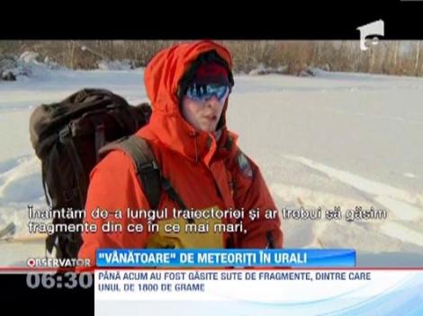 Oamenii de stiinta rusi cauta fragmente din meteoritul prabusit in Muntii Ural