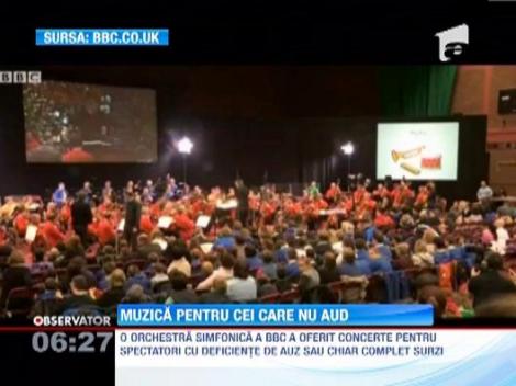 Concert simfonic pentru persoanele cu deficiente de auz