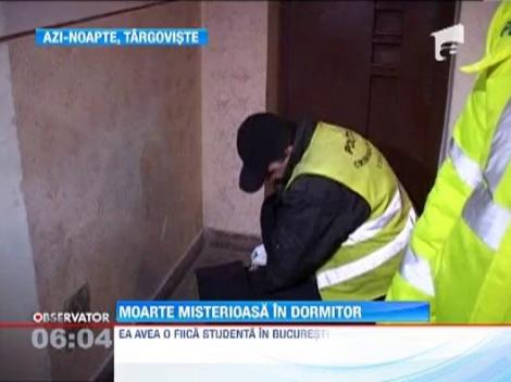 Moarte misterioara intr-un apartament din Targoviste! O femeie de 52 de ani a fost gasita legata de maini si cu doua pungi pe cap