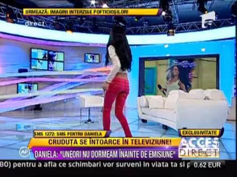 Daniela Crudu se intoarce la TV! Cruduta, in locul Simonei Gherghe la Acces Direct (VIDEO)