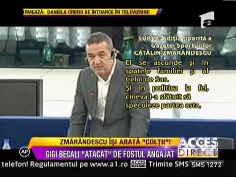 Catalin Zmarandescu il "ataca" pe Gigi Becali!