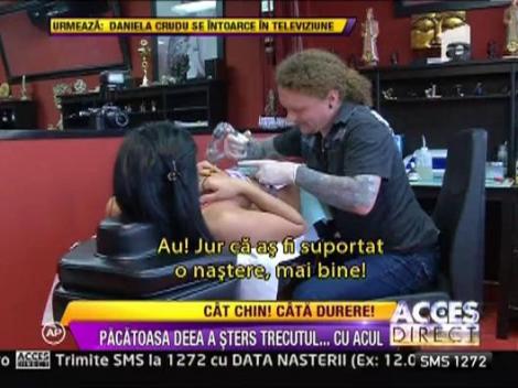 Pacatoasa Deea si-a schimbat tatuajul!