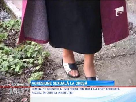 Angajata unei crese din Braila, atacata cu un cutit de catre un barbat