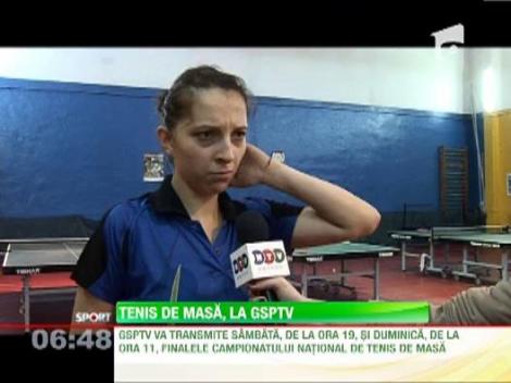 Campionatele nationale de tenis de masa sunt in direct in acest week-end la GSP TV