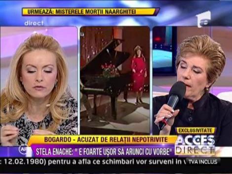 Corneliu Vadim Tudor: "Stela, parca erai mai talentata cand cantai!"