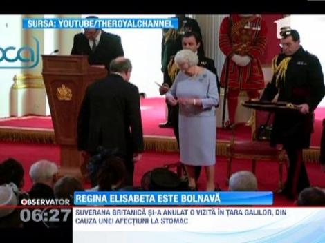 Regina Elisabeta a II-a si-a anulat vizita in Tara Galilor din cauza problemelor de sanatate