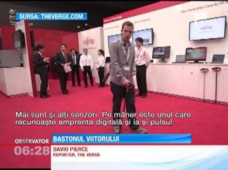 Bastonul viitorului este echipat cu GPS si poate conduce posesorul pana la destinatie