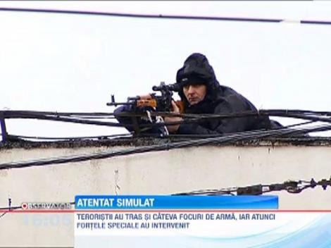 Simulare de luare de ostatici intr-un depou RATB