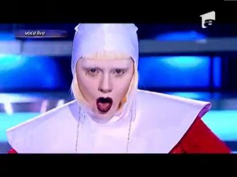 VIDEO: Lady Gaga a cantat "Alejandro" pe scena de la "Te cunosc de undeva!"