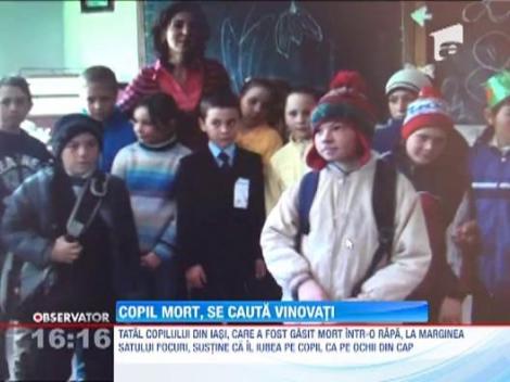 Ancheta in cazul copilului gasit mort intr-o rapa