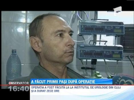 Operat cu succes de o tumoare gigant care i-a cuprins intreg abdomenul si zona pelviana