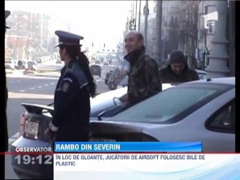 Panica in Severin! Mai multi oameni au sunat la Politie dupa ce au au vazut un tanar inarmat pe strada