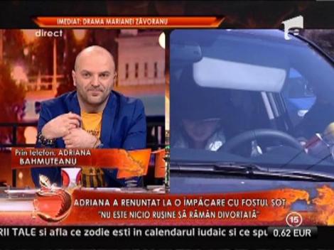 Adriana Bahmuteanu: "M-am hotorat sa nu ma impac cu fostul sot"