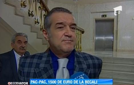 Gigi Becali a cumparat martisoarele pentru toate doamnele din Parlament