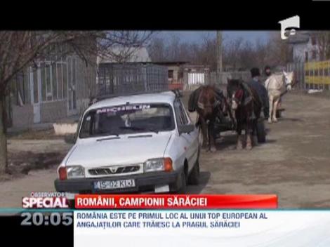 Romanii, campionii saraciei