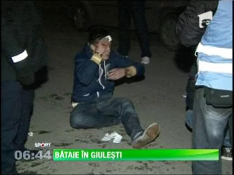 Un fan dinamovist a fost batut crunt de fanii Rapidului