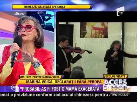 Marina Voica: "Nu regret ca n-am avut copii"