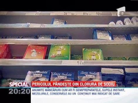 Pericolul pandeste din clorura de sodiu