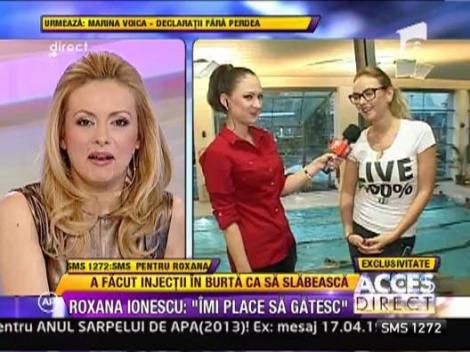 "Mama Natura", Roxana Ionescu, si-a facut injectii in burta ca sa slabeasca!