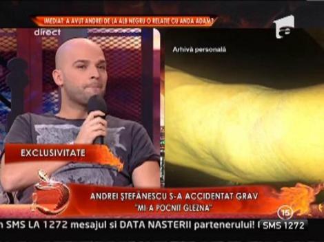 Accidentare horror pentru Andrei Stefanescu!